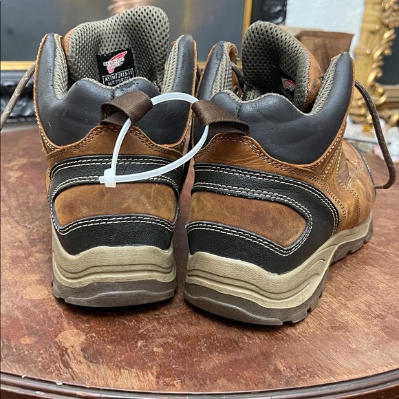 Red Wing 6692 Men’s Brown Leather Work Boots 10 W Composite Toe EH Slip Resist - Picture 5 of 10